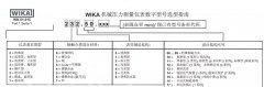 德国WIKA压力表型号认知